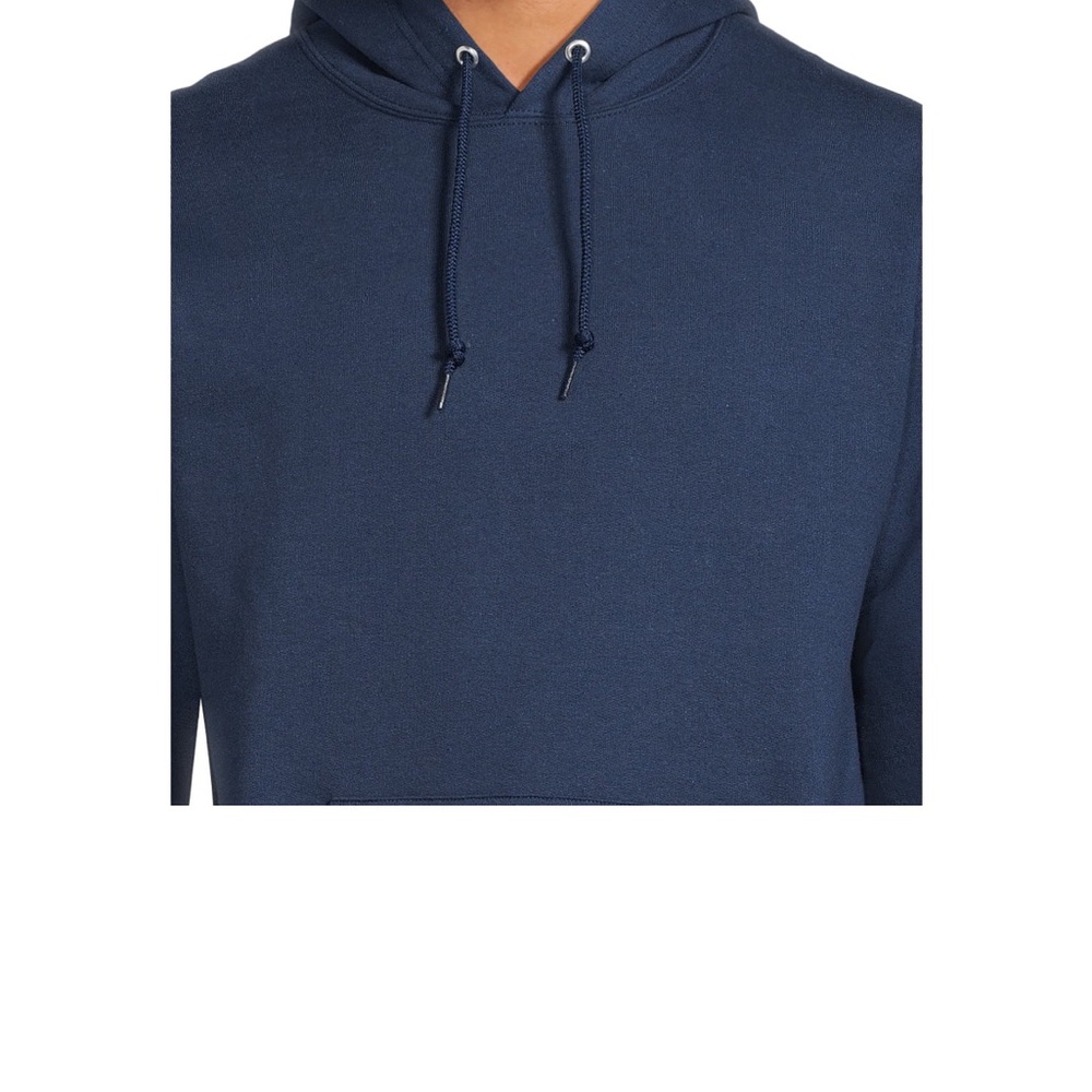 Men’s NWT Athletic Works Fleece Pullover Hoodie Size 2XL Navy Blue